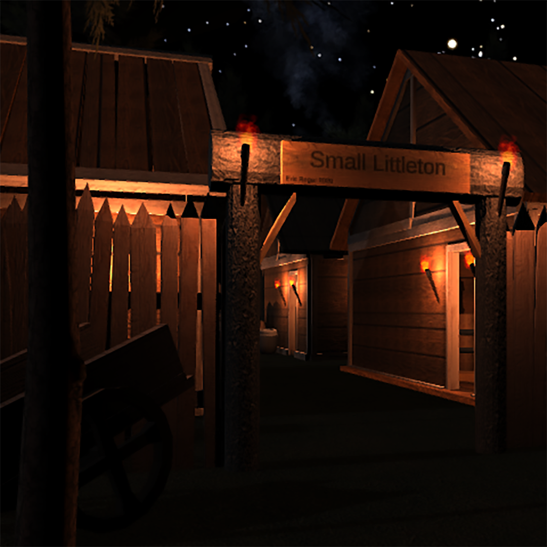 Town with Torches
